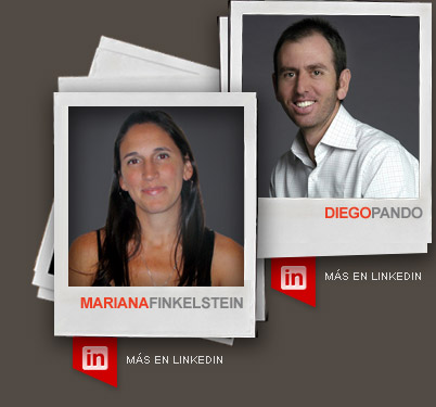 Mariana Finkelstein y Diego Pando