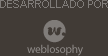 Desarrollado por Weblosophy